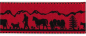 Preview: Alpaufzug Bicolor, rot, 25 mm, 20 m